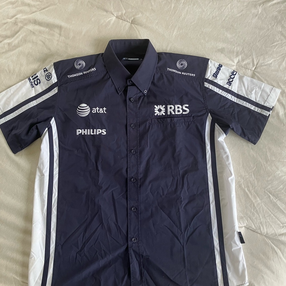 AT&T Williams Formula 1 Shirt Navy Size: M